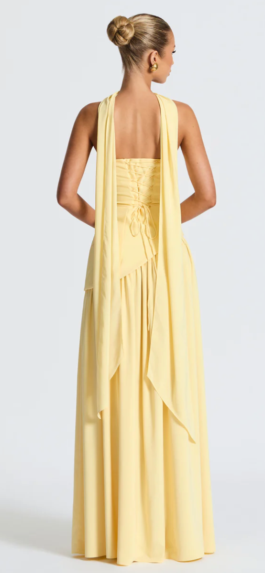 Maliyah Maxi Dress Lemon