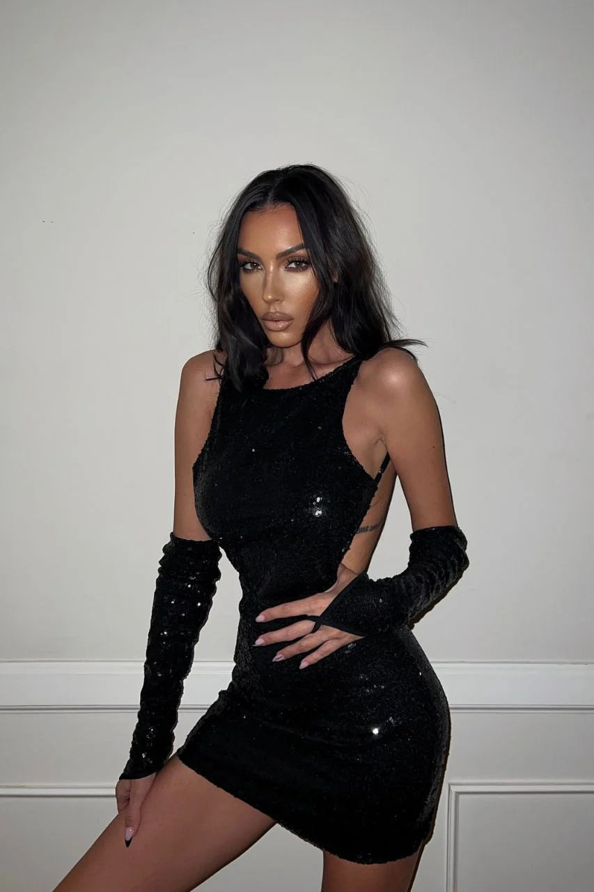 Julz Mini Dress Black