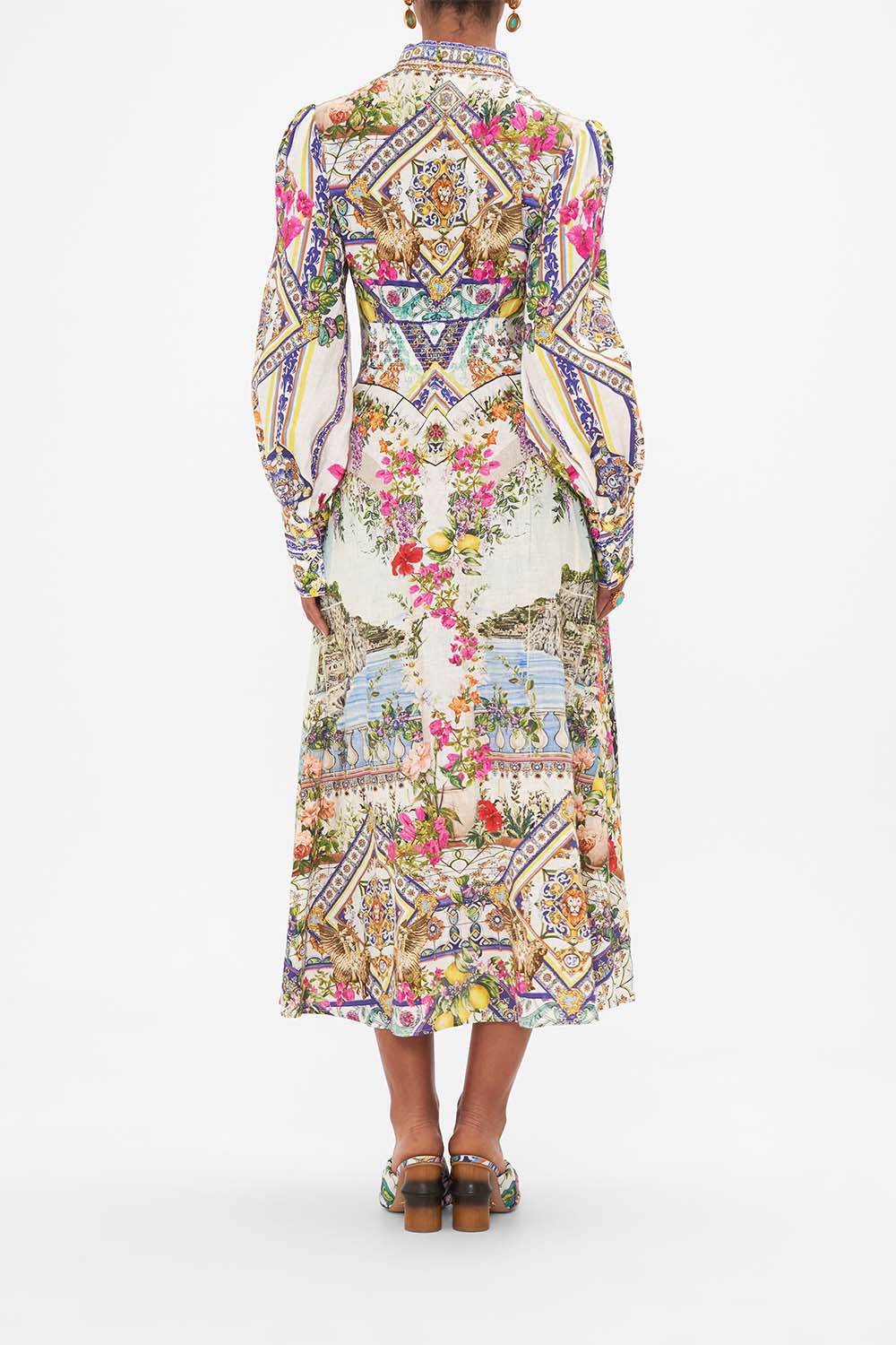 Waist tie shirt dress Almalfi Amores