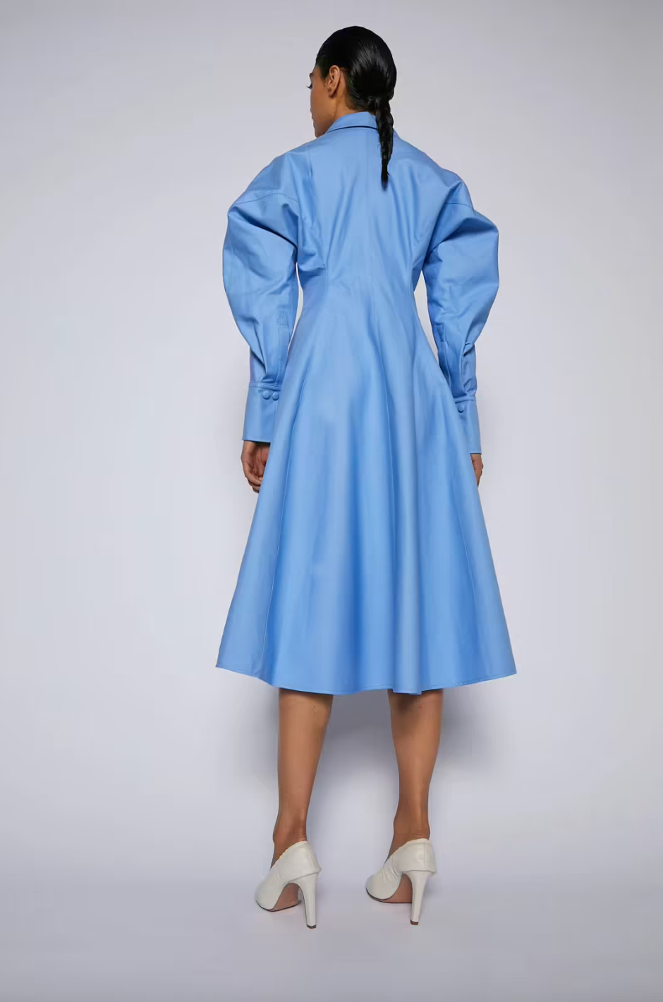 Blue Double Cotton Dress