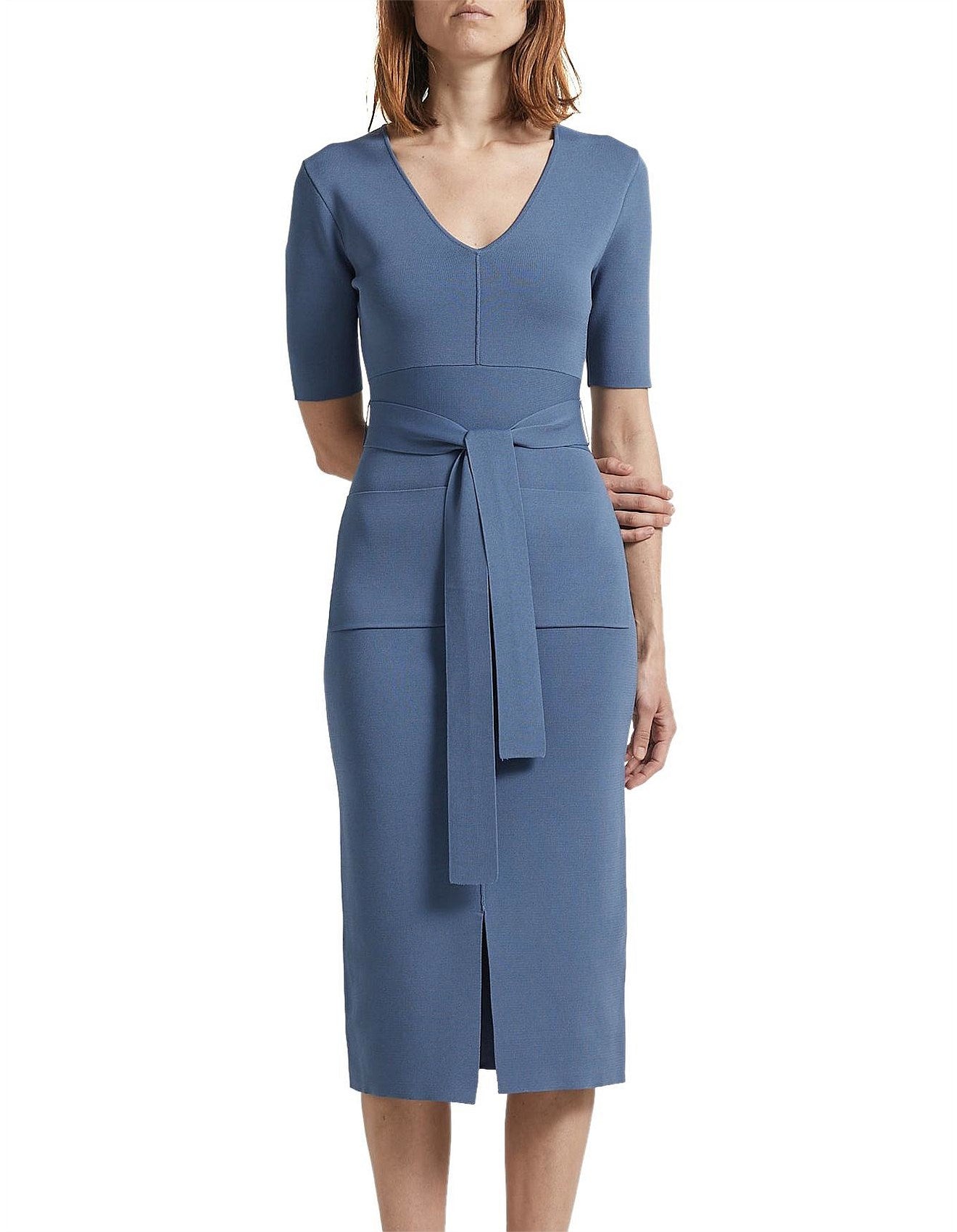 Amara milano pencil dress blue