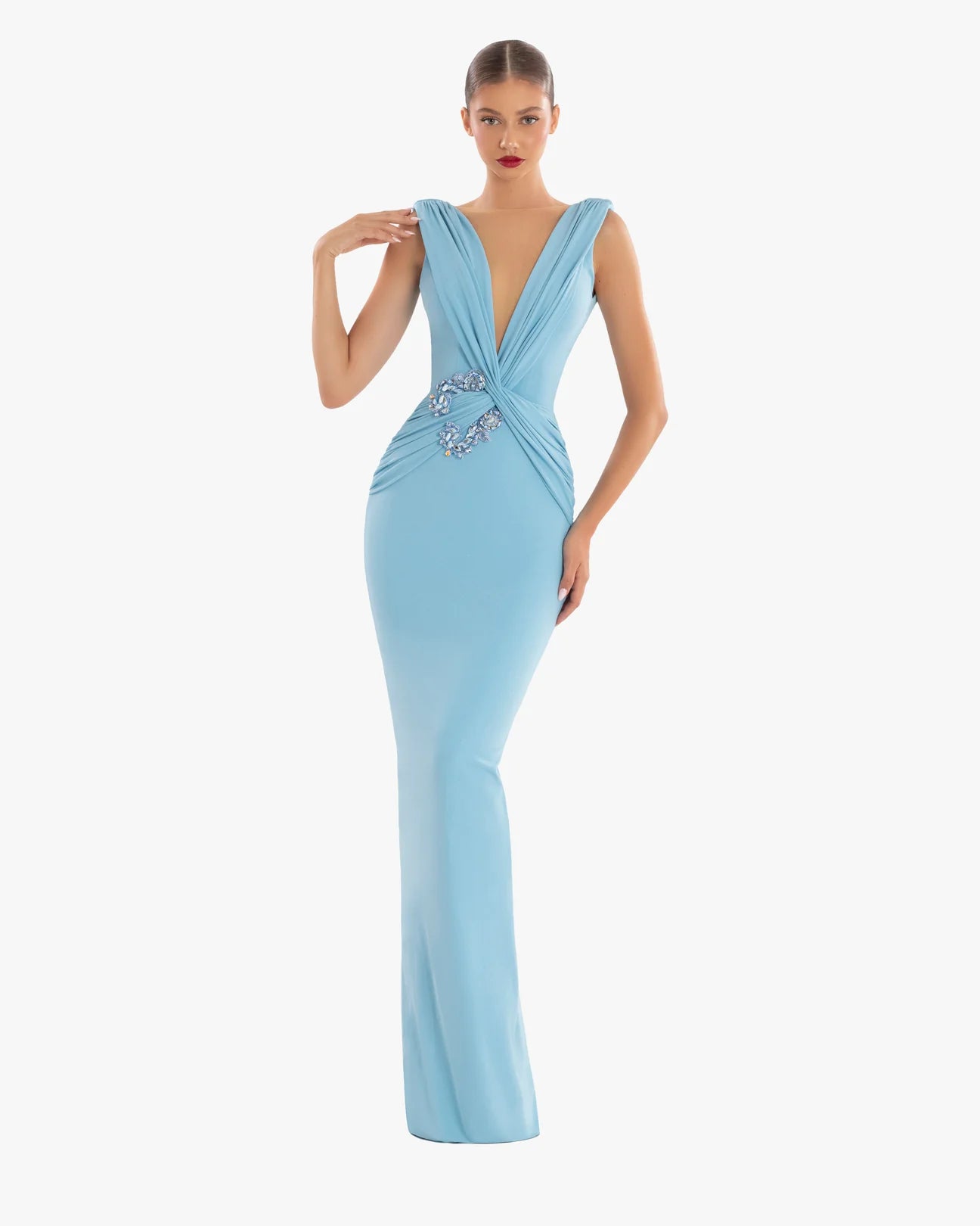 Blue Butterfly Gown