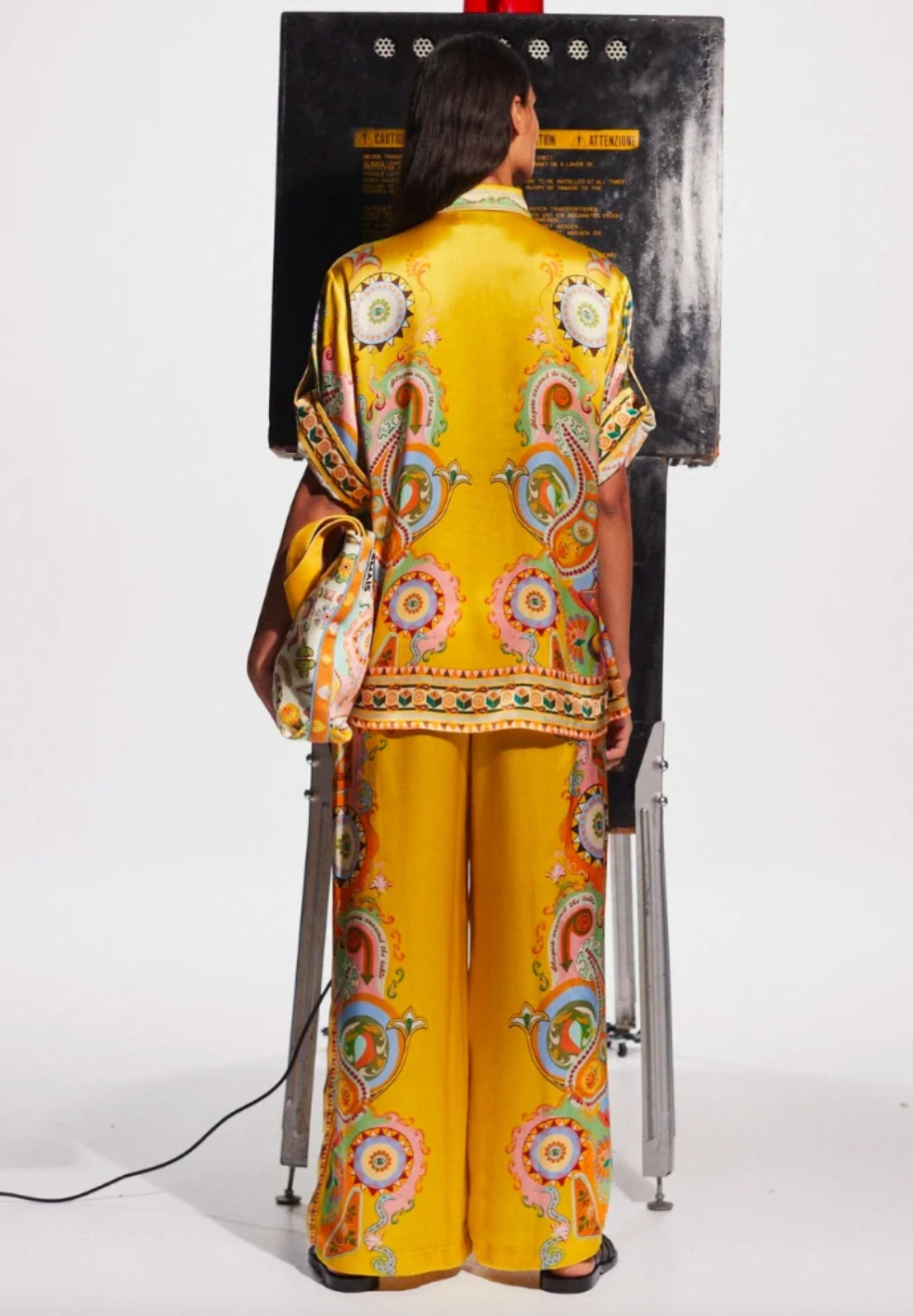 Pinball yellow silk set