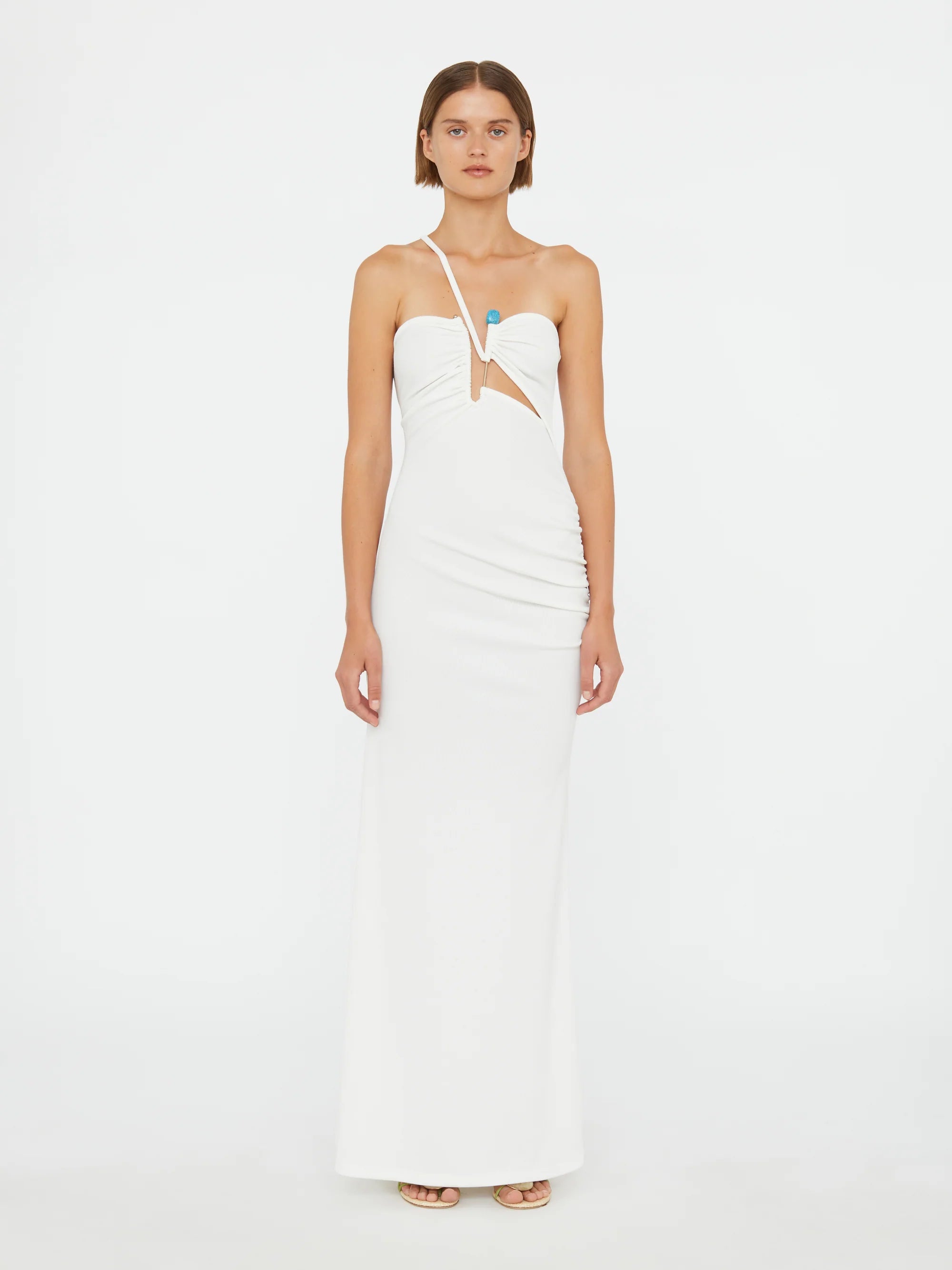 Crystal Pin Cutaway Cami Dress