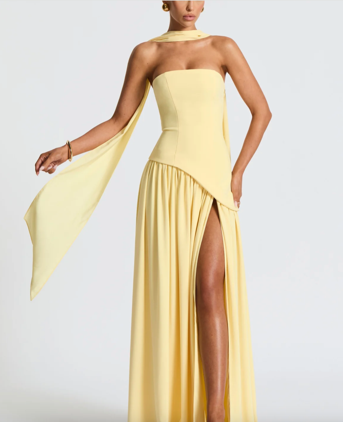 Maliyah Maxi Dress Lemon
