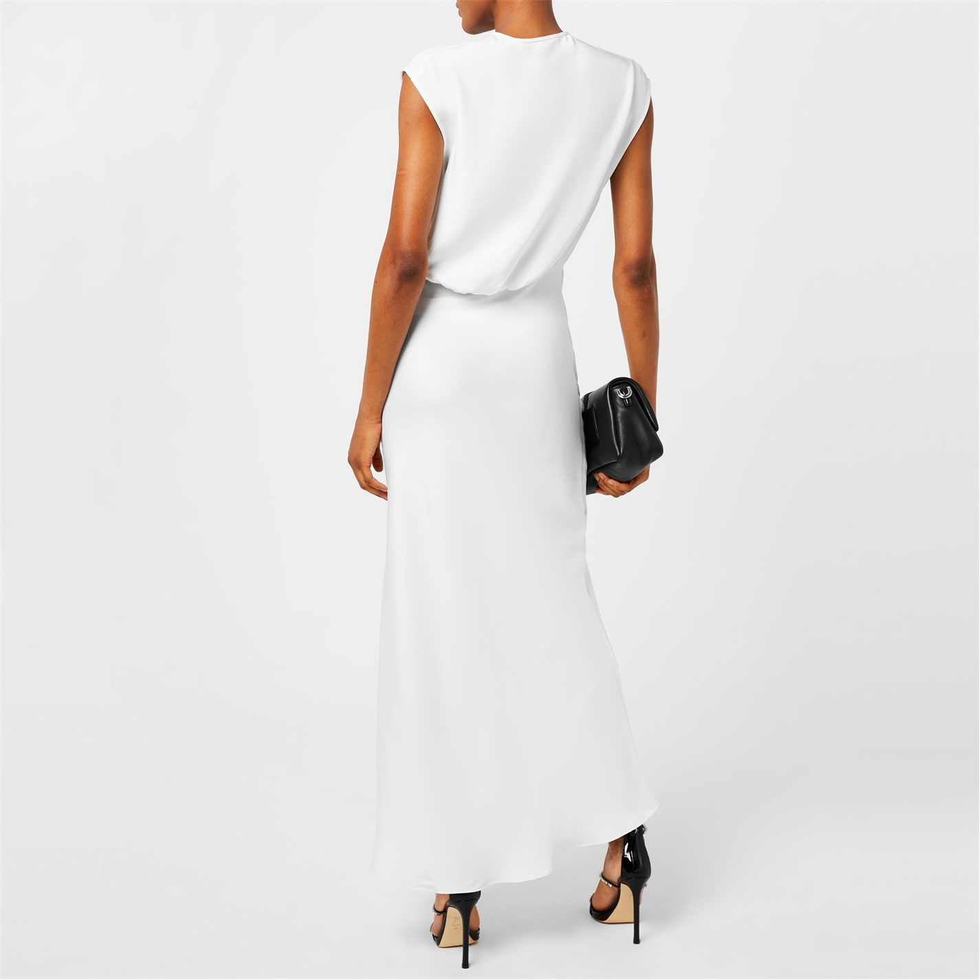 Triquetra Muscle Tank dress white