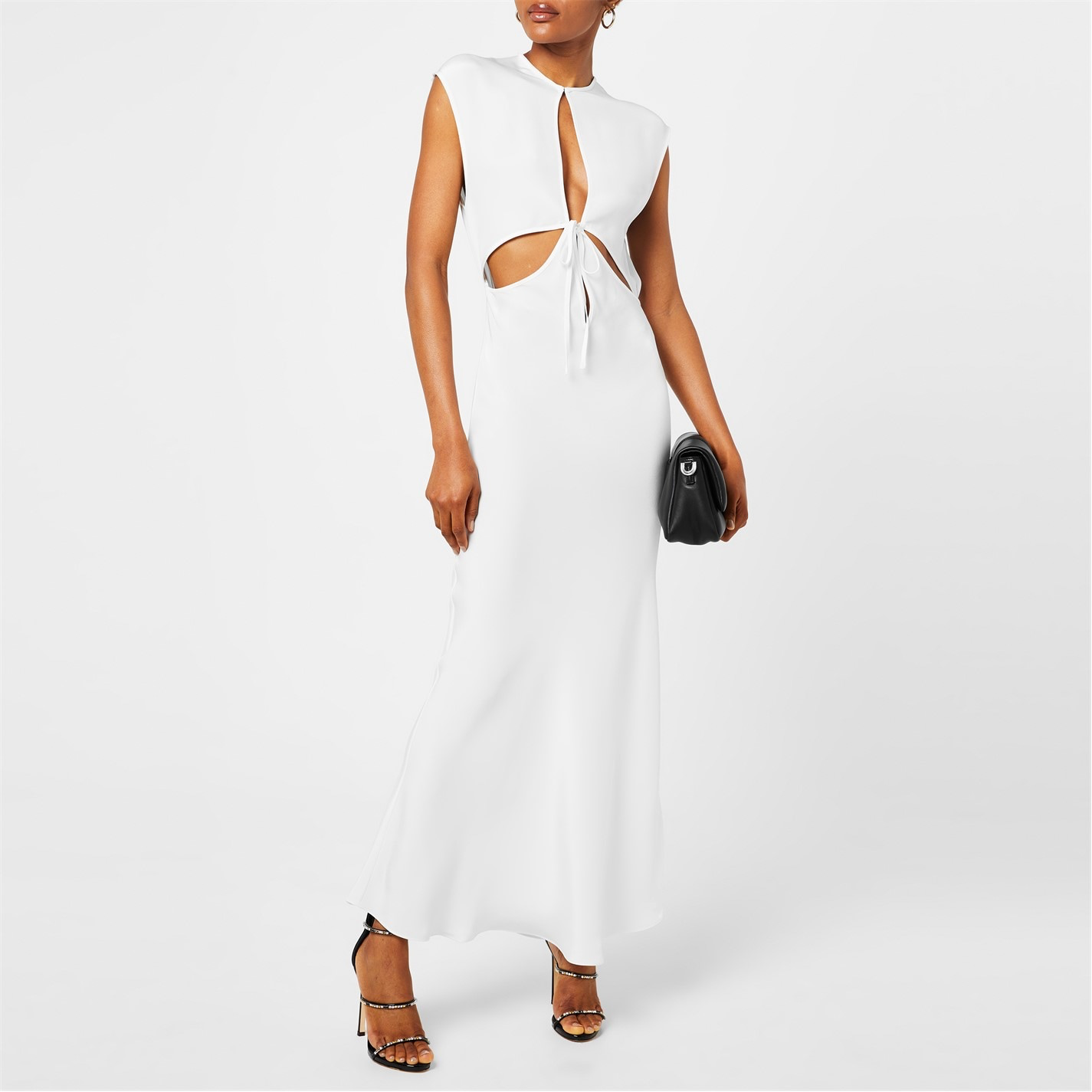 Triquetra Muscle Tank dress white