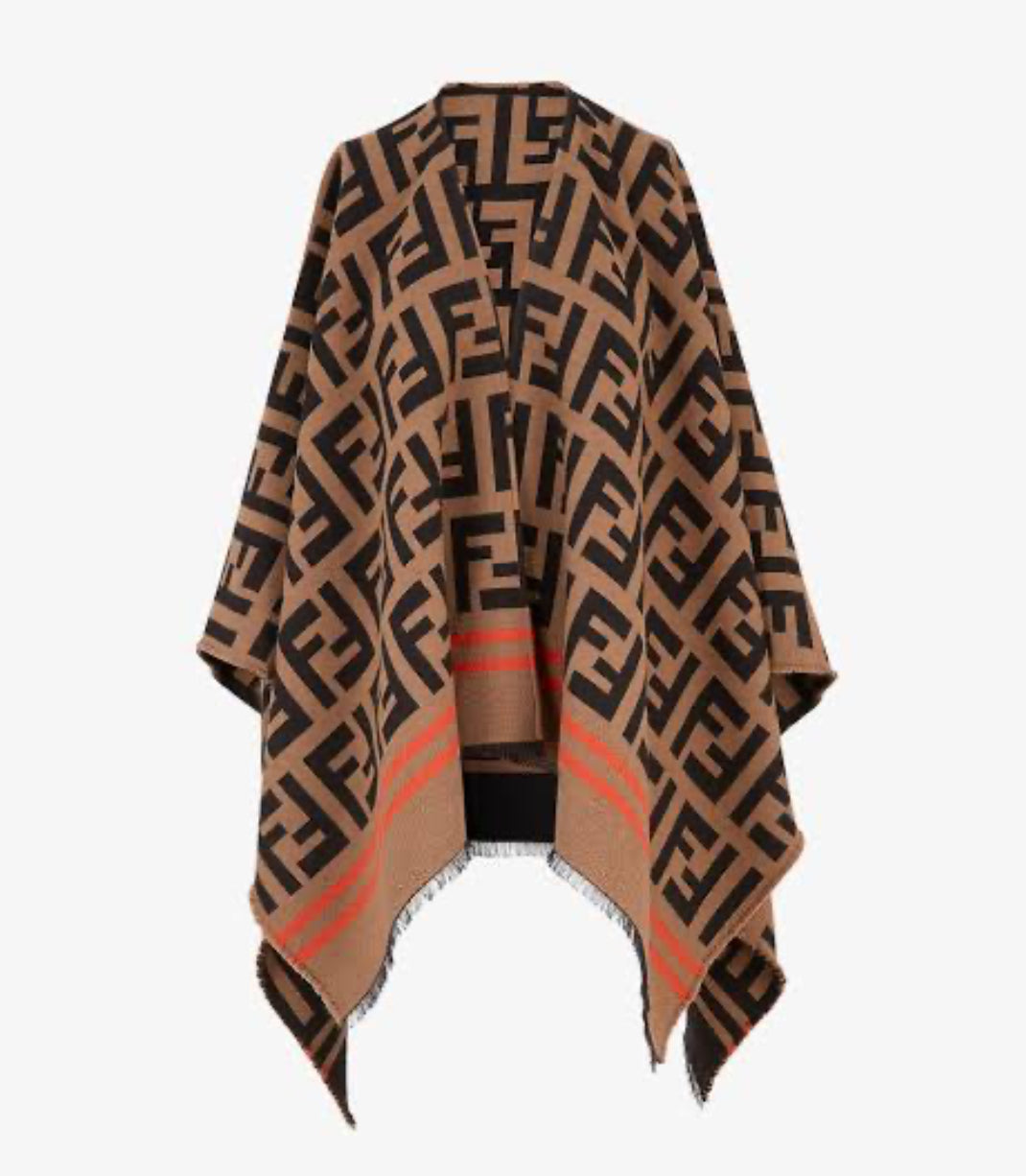 FF Poncho Multi Colour Wool and Silk
