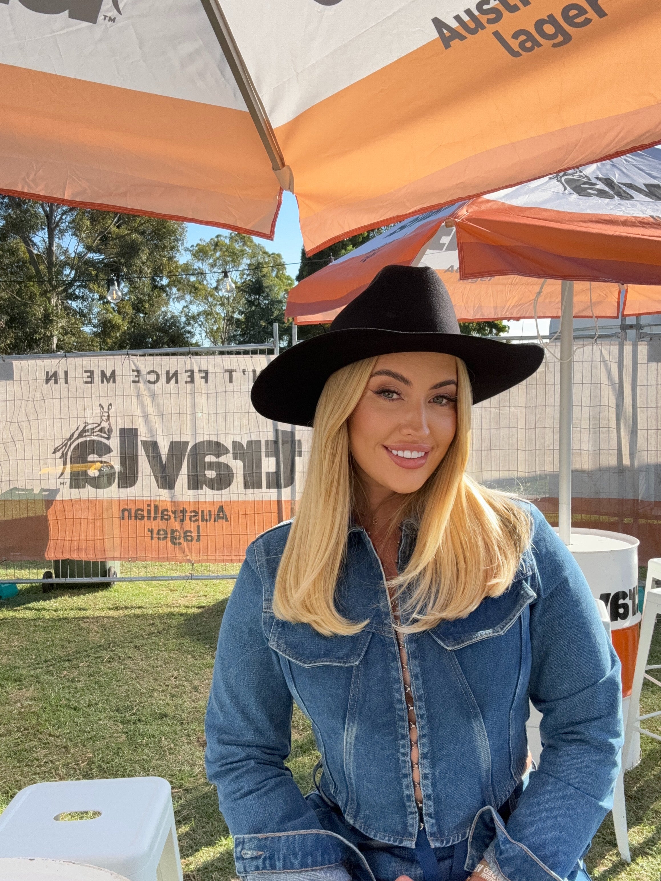 Denim Corset Top And Pant Set