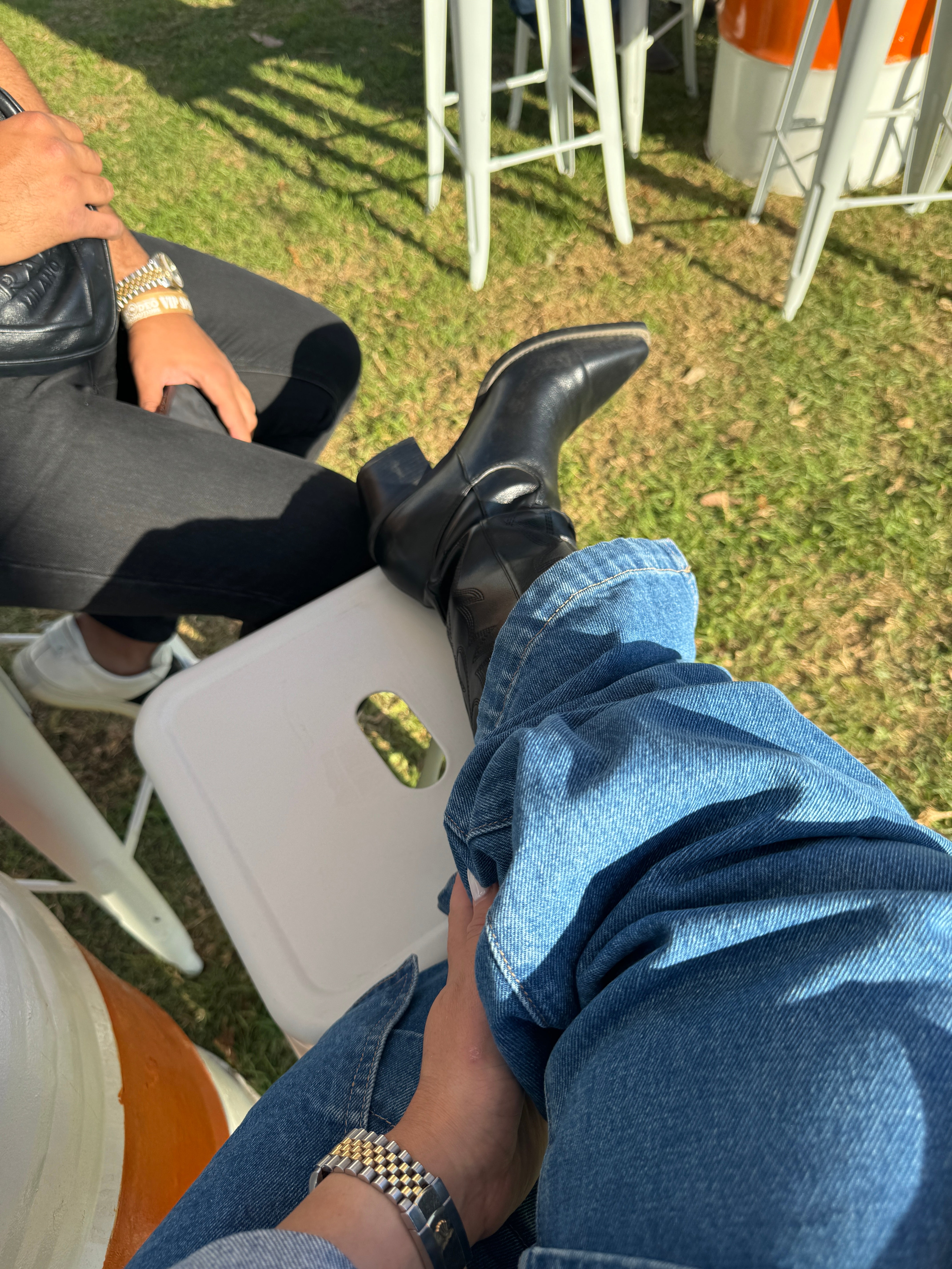 Denim Corset Top And Pant Set