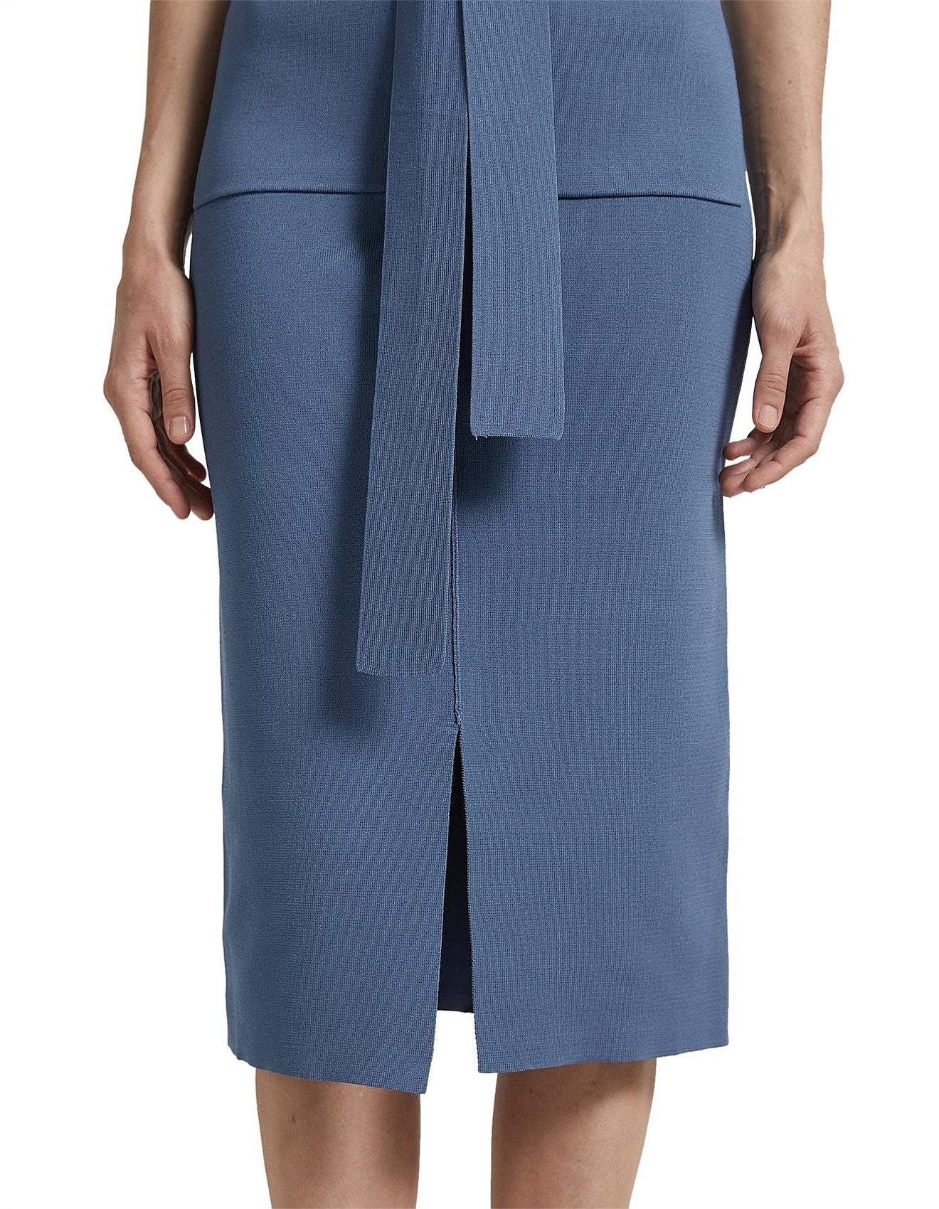 Amara milano pencil dress blue