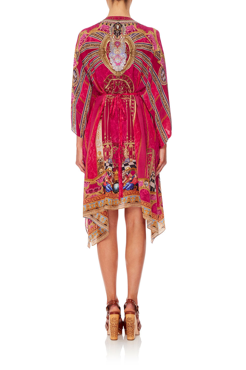 Loung Hour Short Kaftan With Hardware