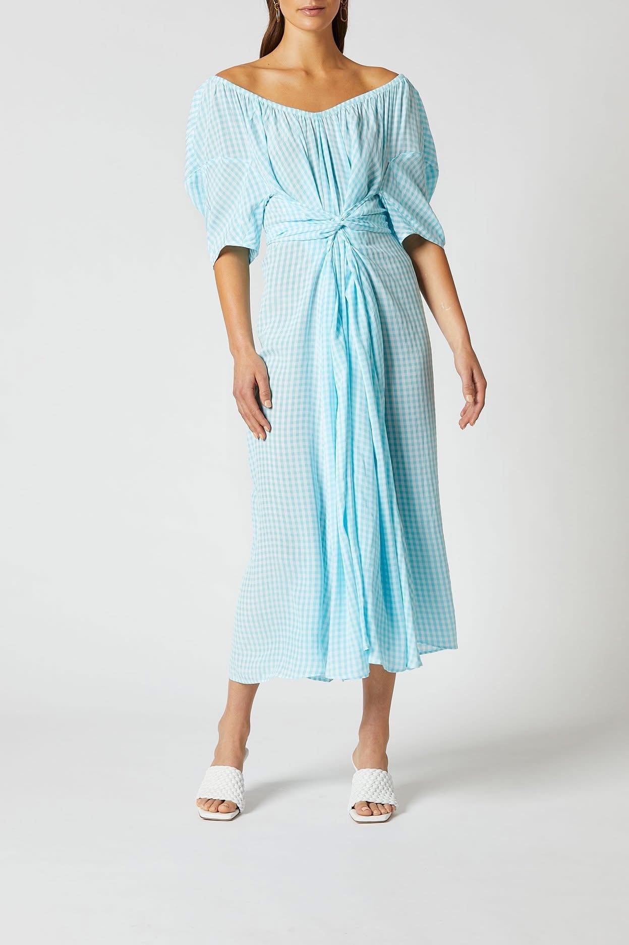 Gingham Skydress Light Blue