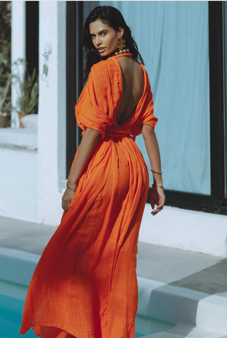 Ophellia Maxi Dress Orange