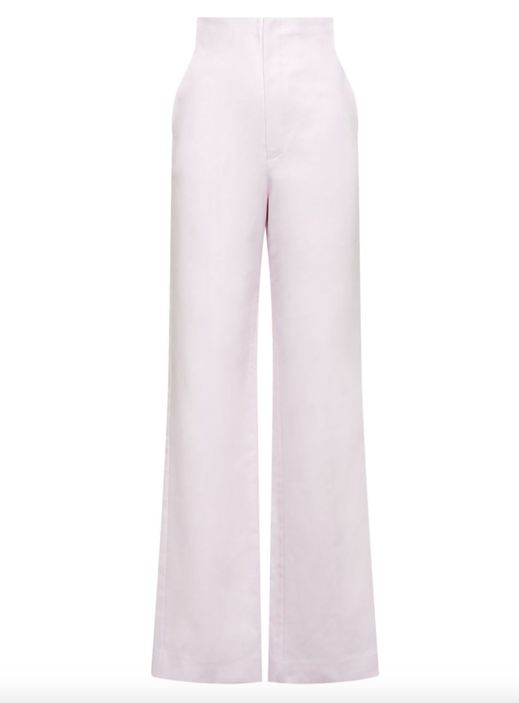 Baby Pink Cotton Trench and Pant Set