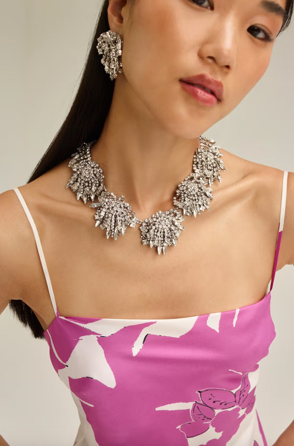 Silk Twill Sefton Top Pink