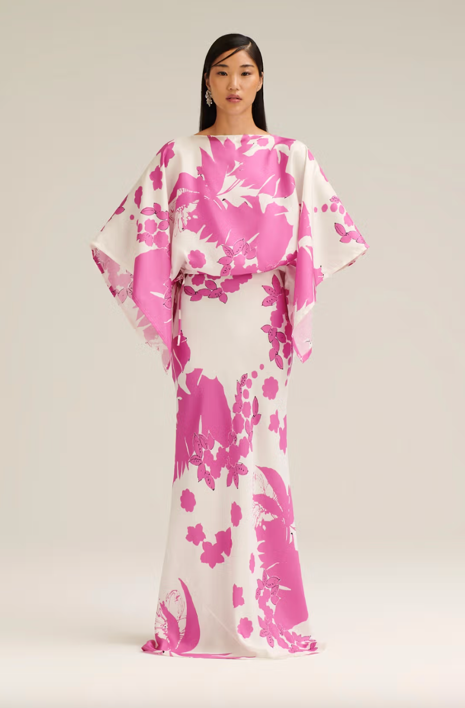 Silk Twill Sefton Top Pink