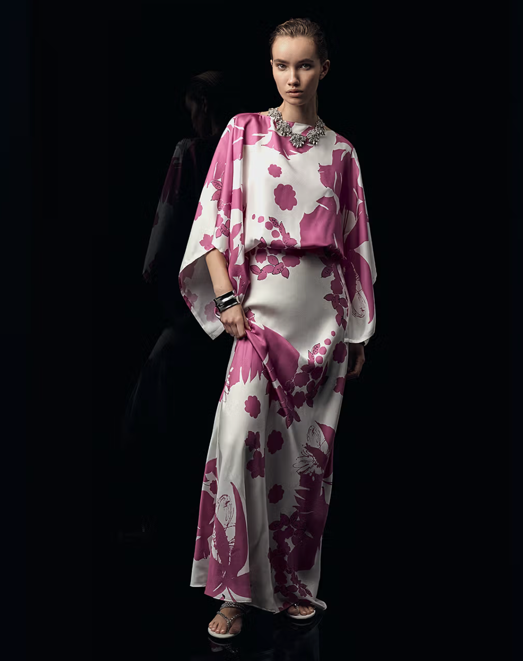 Silk Twill Sefton Dress And Top Set