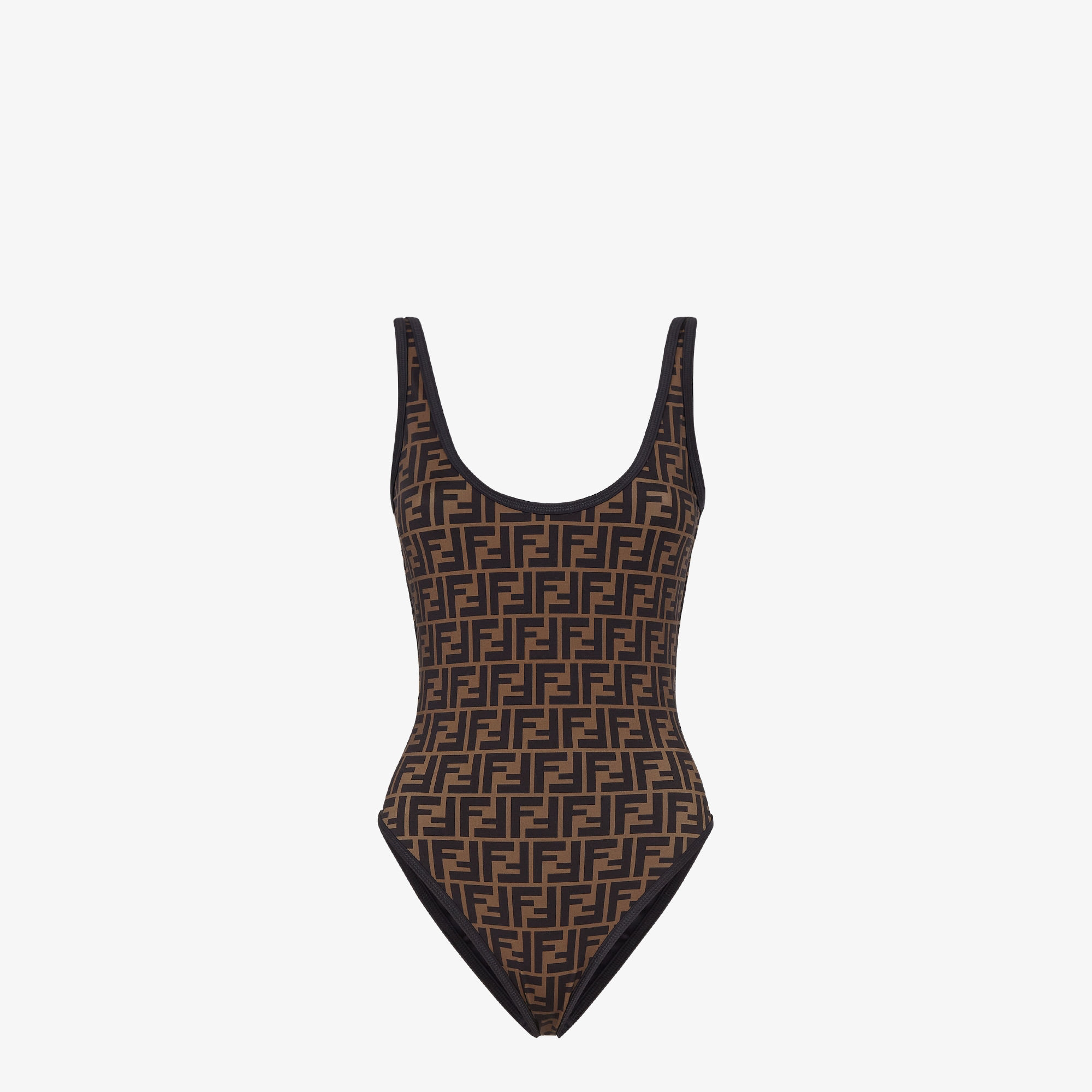One Piece Swimsuit Brown