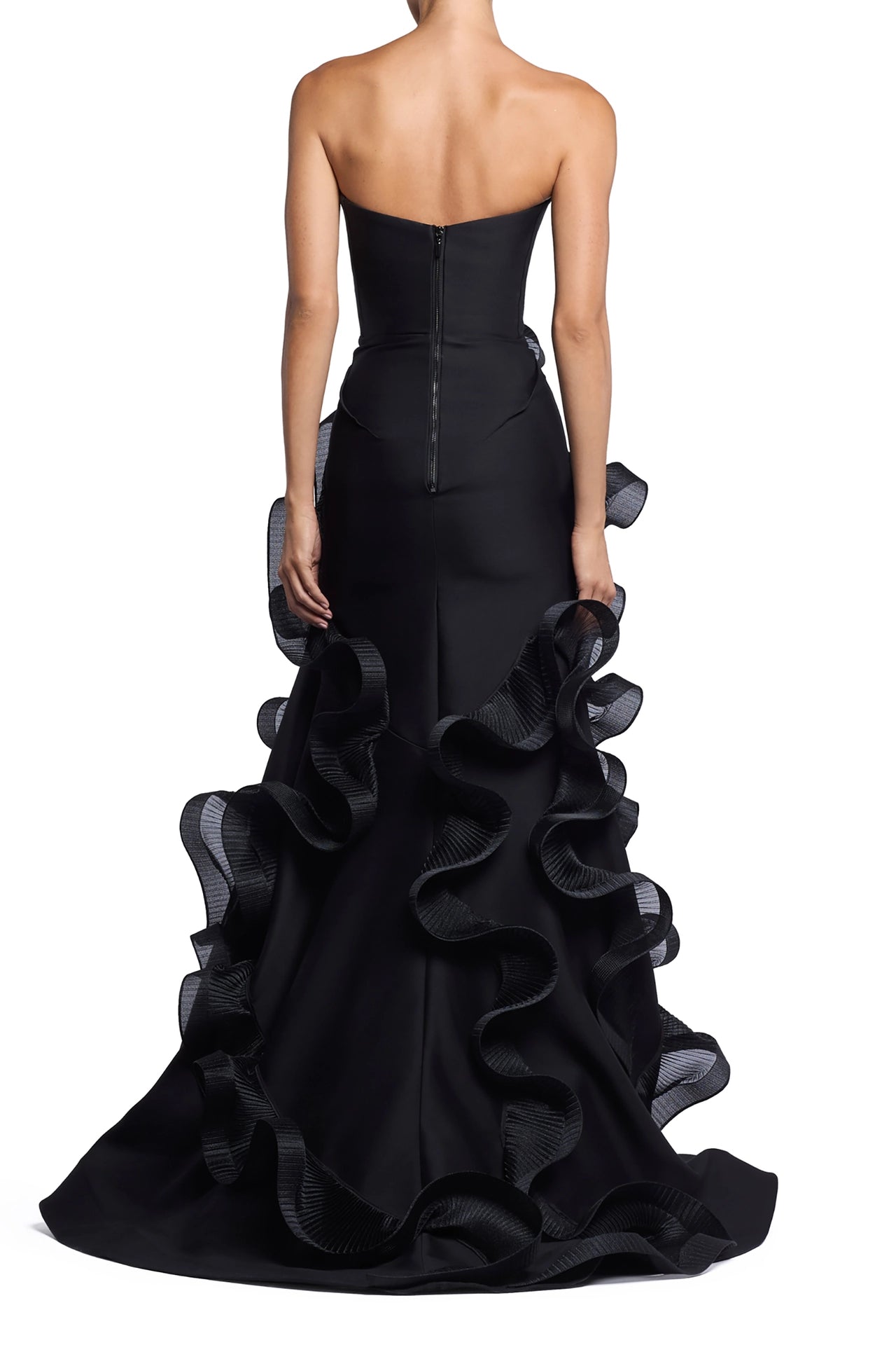 Explode Gown Black Wool